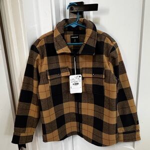Boy’s Mayoral Plaid Jacket in color toffee NWT